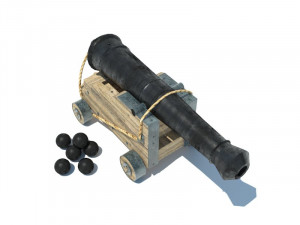 vessel cannon Model 3D