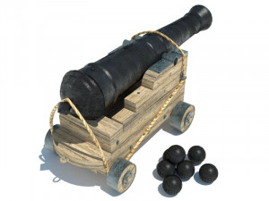 vessel cannon Model 3D