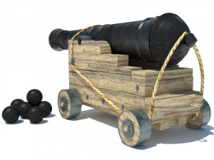 vessel cannon Model 3D