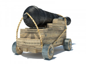 vessel cannon Model 3D