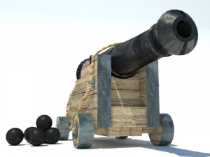 vessel cannon Model 3D