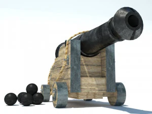 vessel cannon 3D Model