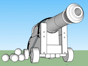 vessel cannon Model 3D