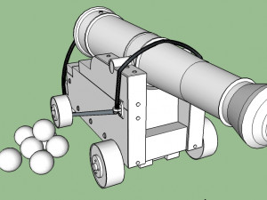 vessel cannon Model 3D