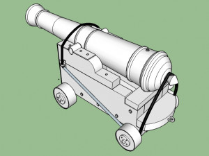 vessel cannon Model 3D