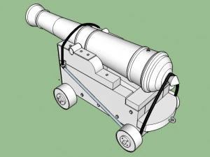 vessel cannon 3D Model