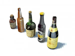 병을 포장하다 3D 모델