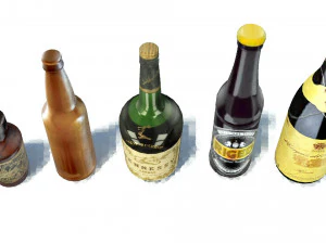 병을 포장하다 3D 모델