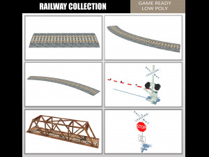 railroad pack 3D Model