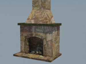 fireplace Modèle 3D