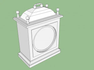 mantel clock 3D Model
