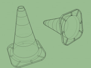 traffic cone 3D Model