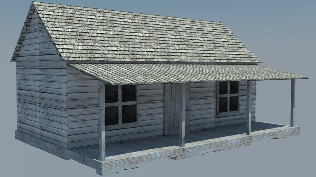 cabin 03 3D 모델 .c4d .max .obj .3ds .fbx .stl .blend 