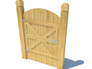fence - low poly Model 3D