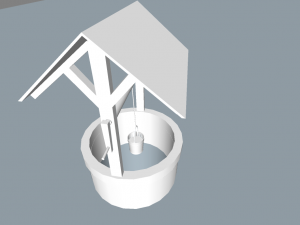 well 3D 모델