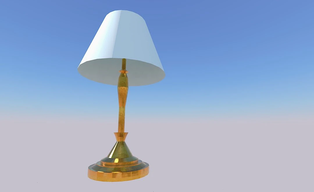 candeeiro de mesa Modelo 3D .c4d .max .obj .3ds .fbx .stl .blend 