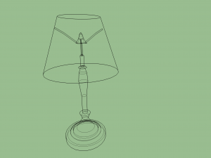 table lamp 3D मॉडल
