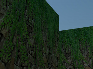 maze - wall with creeper 3D Модель