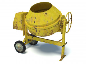 concrete mixer 3D Model