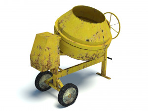 concrete mixer 3D Model
