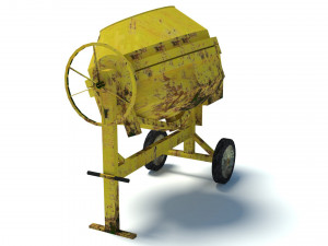 concrete mixer 3D Model