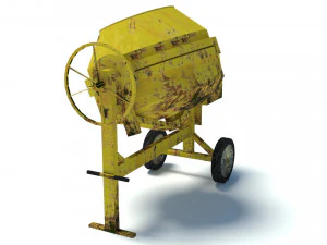 concrete mixer 3D Model