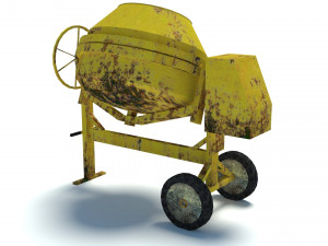 concrete mixer 3D Model