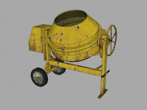 concrete mixer 3D Model