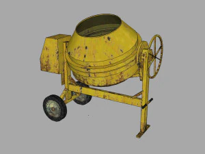 concrete mixer 3D Model