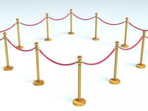 barricade isolated 3D Model