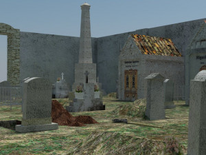 cemetery Modelo 3D