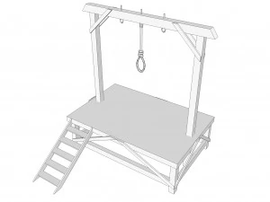 gallows 3D Model