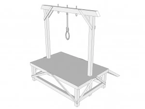 gallows 3D Model