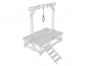 gallows 3D Model
