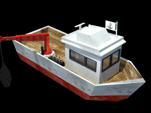 fishing vessel 3D Model