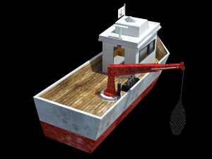 fishing vessel 3D Model