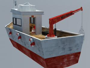 fishing vessel 3D Model