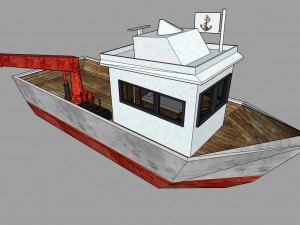 fishing vessel 3D Model