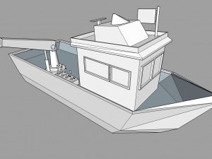 fishing vessel 3D Model