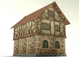 medieval house 3D Model