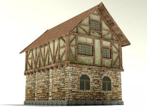 중세의 집 3D 모델