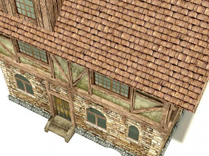 중세의 집 3D 모델