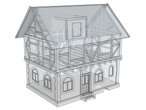 medieval house 3D Model