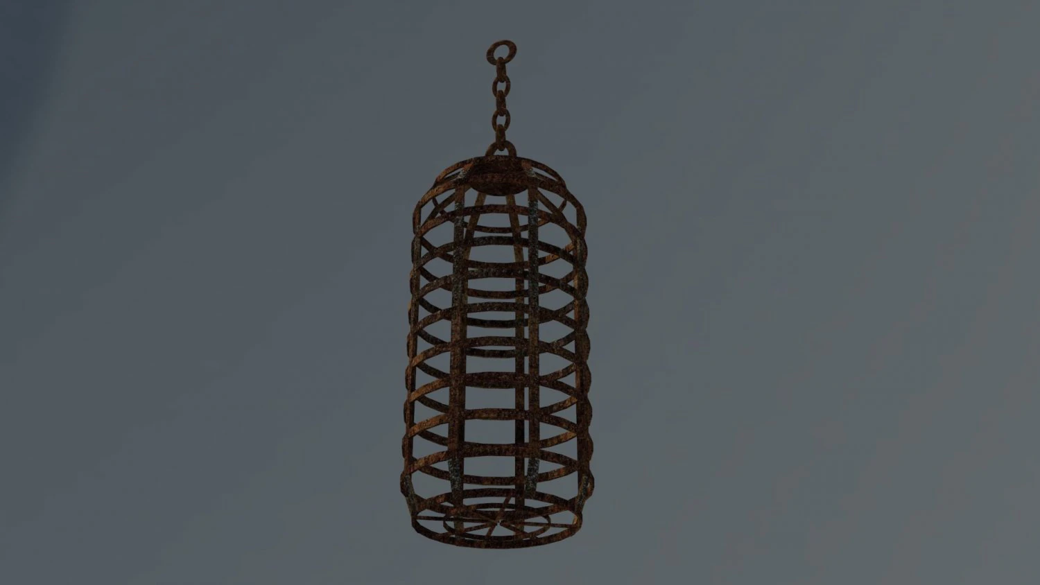 medieval cage 3D Model .c4d .max .obj .3ds .fbx .stl .blend 