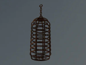 मध्ययुगीन पिंजरा 3D मॉडल