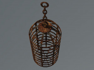 medieval cage 3D 模型