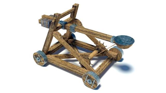 catapult 3D Model .c4d .max .obj .3ds .fbx .stl .blend 