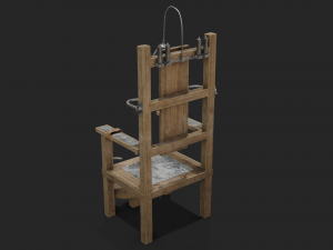 electric chair 3D 模型