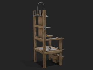electric chair 3D 模型