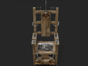 electric chair 3D 模型